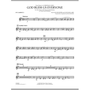 God Bless Us Everyone - Bb Clarinet 2