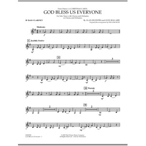 God Bless Us Everyone - Bb Bass Clarinet