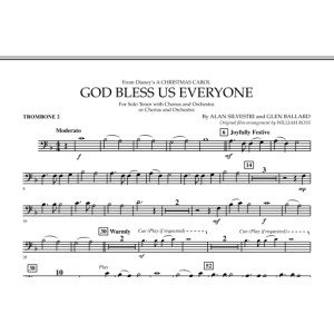 God Bless Us Everyone - Trombone 2
