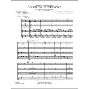 God Bless Us Everyone - Percussion Score