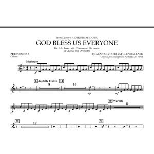 God Bless Us Everyone - Percussion 3