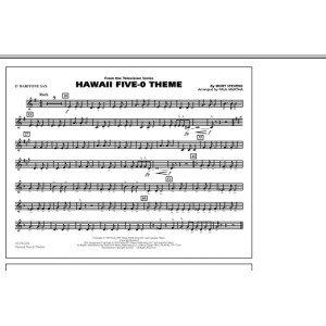 Hawaii Five-O Theme - Eb Baritone Sax