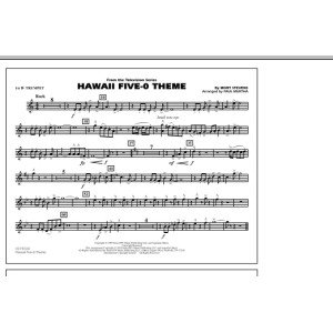 Hawaii Five-O Theme - 1st Bb Trompete