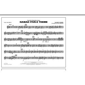 Hawaii Five-O Theme - 3rd Bb Trompete