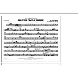 Hawaii Five-O Theme - Quad Toms