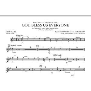 God Bless Us Everyone - Alto Flute