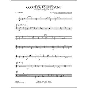 God Bless Us Everyone - Bb Clarinet 1