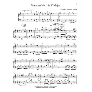 Sonatina No. 1 In C Major