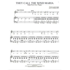 They Call The Wind Maria