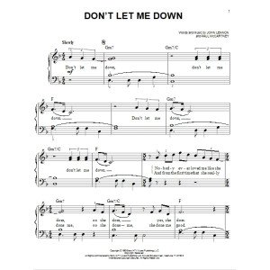 Don't Let Me Down