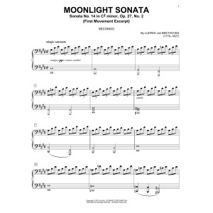 Piano Sonata No. 14 In C Minor (Moonlight) Op. 27, No. 2 First Movement Theme