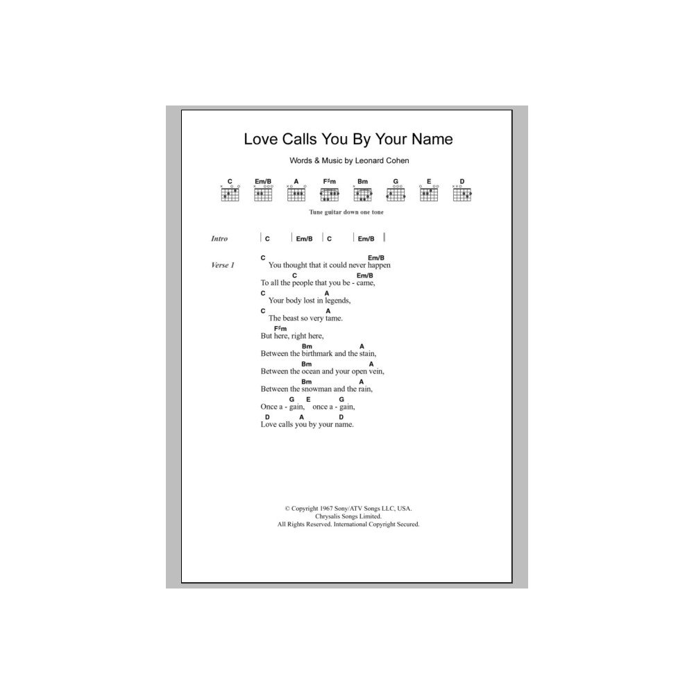 Love Calls You By Your Name