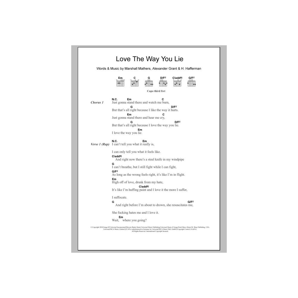Love The Way You Lie