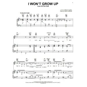 I Won''t Grow Up