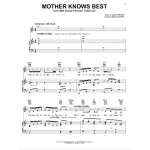 Mother Knows Best (from Disney's Tangled)
