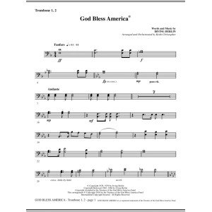 God Bless America - Posaune 1 & 2