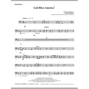 God Bless America - Double Bass