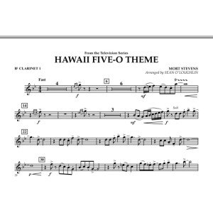 Hawaii Five-O Theme - Bb-Klarinette 1