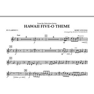 Hawaii Five-O Theme - Bb Klarinette 2