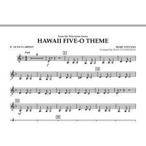Hawaii Five-O Theme - Eb Alto Clarinet