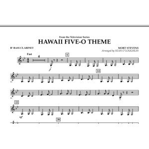 Hawaii Five-O Theme - Bb Bassklarinette