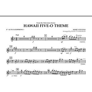 Hawaii Five-O Theme - Eb Alto Saxophone 1