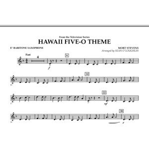 Hawaii Five-O Theme - Eb Bariton-Saxophon