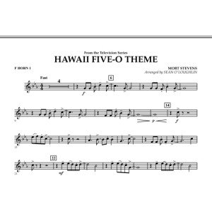 Hawaii Five-O Theme - F Horn 1