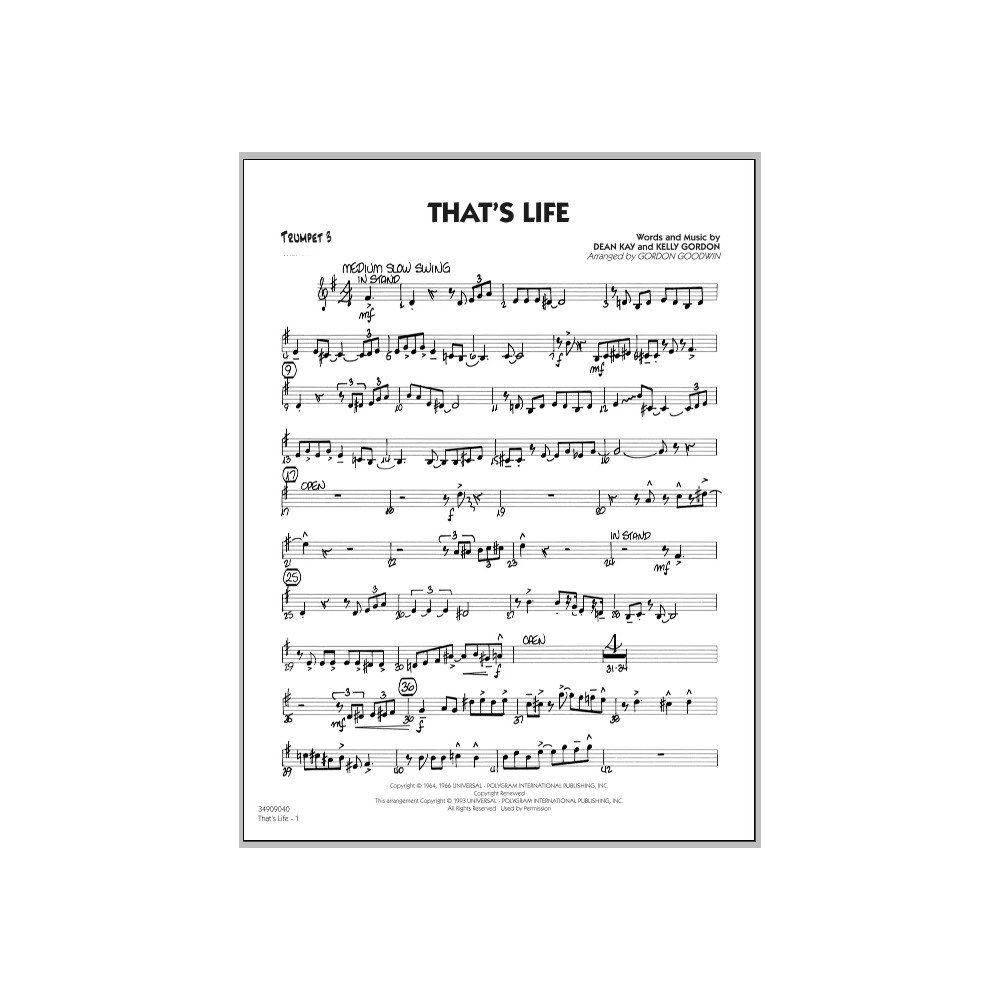 That''s Life - Trompete 3