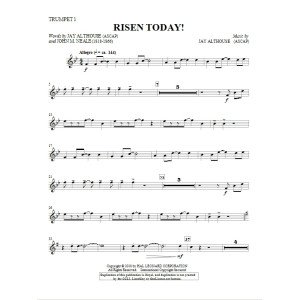 Risen Today! - Trompete 1 in Bb