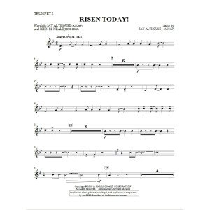 Risen Today! - Trompete 2 in Bb