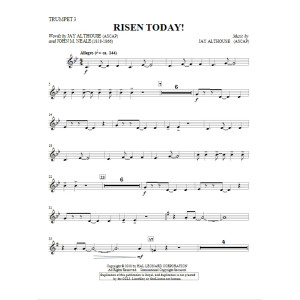 Risen Today! - Trompete 3 in Bb