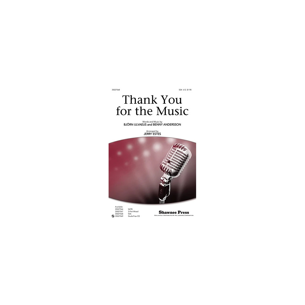 Thank You For The Music (arr. Jerry Estes)
