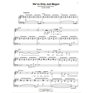 We've Only Just Begun