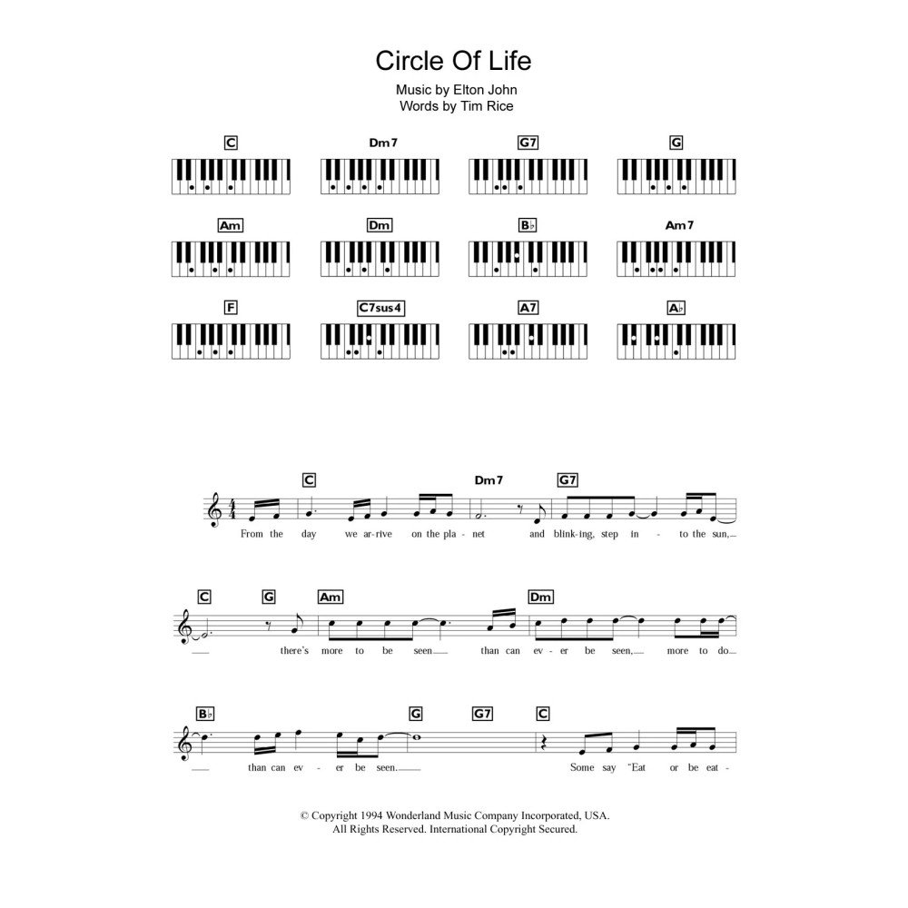 Circle Of Life (from The Lion King)
