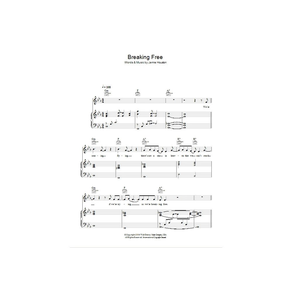 Breaking Free (from High School Musical)