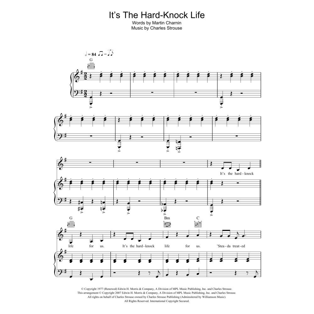 It''s The Hard-Knock Life (from Annie)