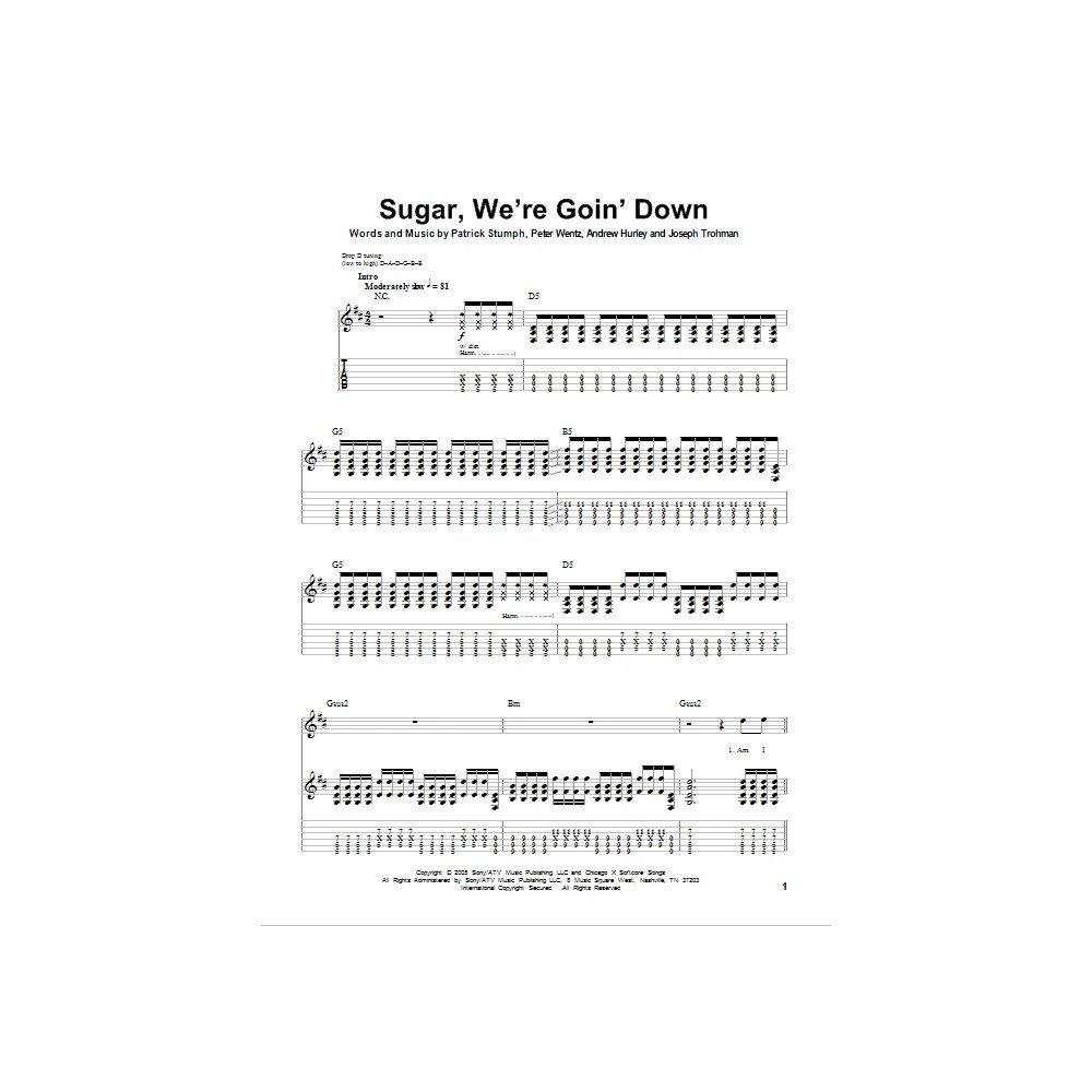 Sugar, We're Goin' Down