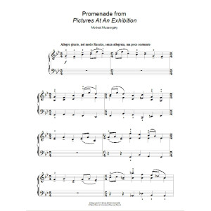 Promenade (from Pictures At An Exhibition)