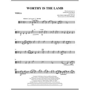 Worthy Is The Lamb - Viola