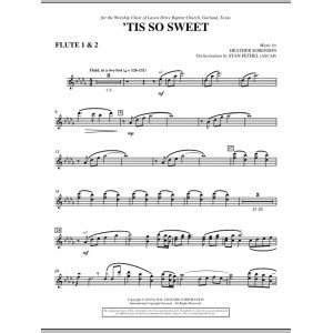 'Tis So Sweet - Flute 1 & 2