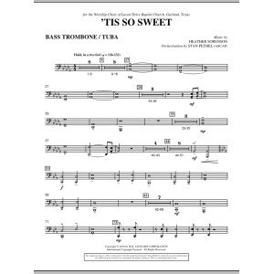 'Tis So Sweet - Bass Trombone/Tuba