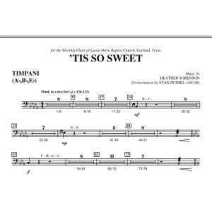 'Tis So Sweet - Timpani