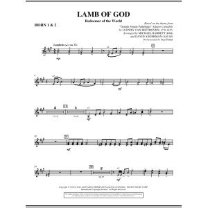 Lamb Of God (Redeemer Of The World) - F Horn 1,2