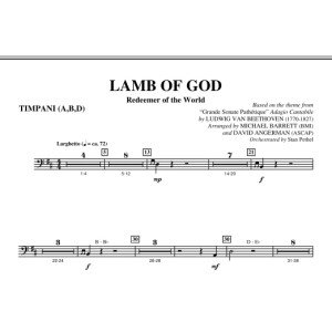 Lamb Of God (Redeemer Of The World) - Timpani
