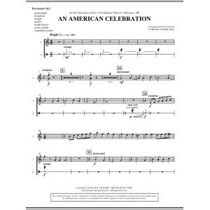 An American Celebration - Percussion 1 & 2