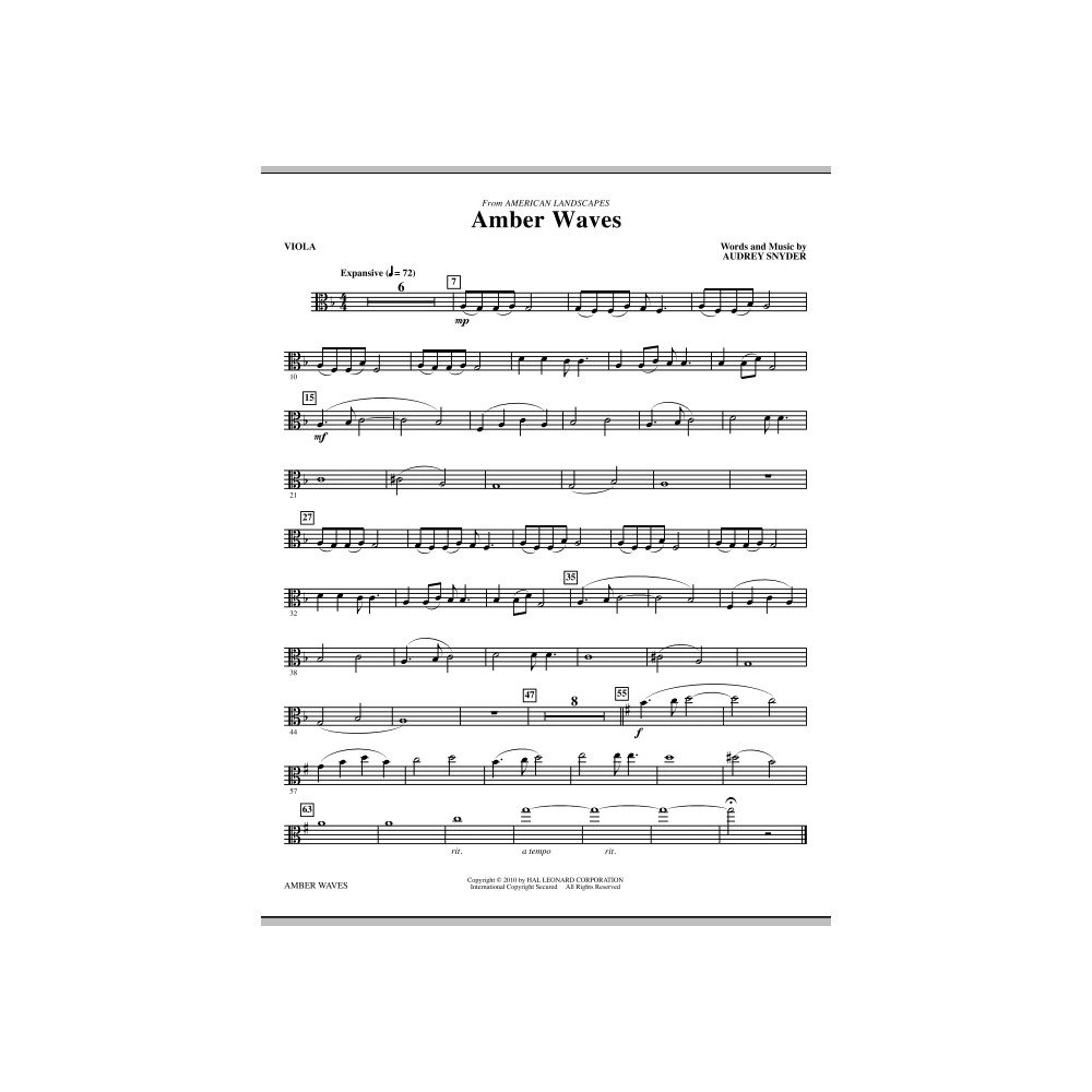 Amber Waves - Viola