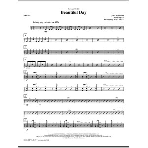 Beautiful Day - Drums