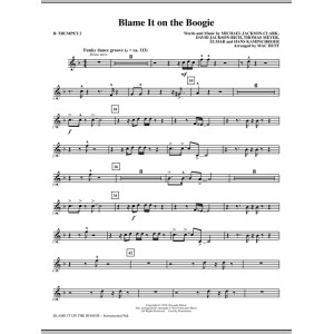 Blame It On The Boogie - Bb Trumpet 2