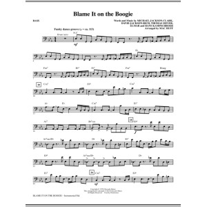 Blame It On The Boogie - Bass